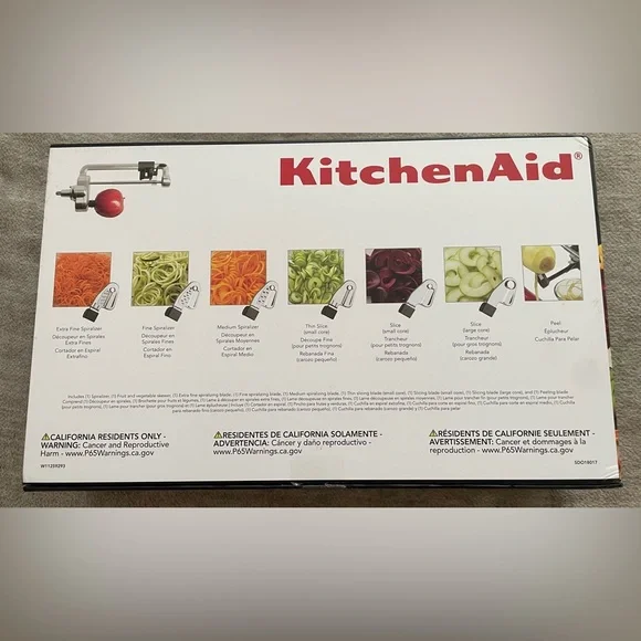 KitchenAid Spiralizer Plus with Peel, Core and Slice. Brand new.